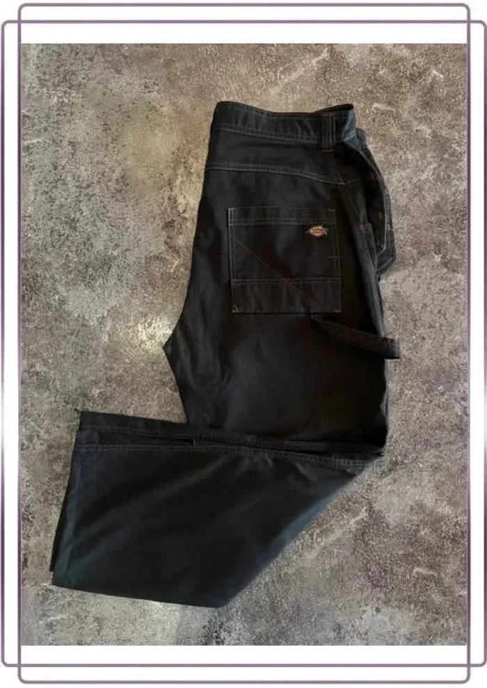 Pantalon carpenter bricolage noir taille 50 Dickies Pantaloni neri Schwarze DIY-Zimmermannshose