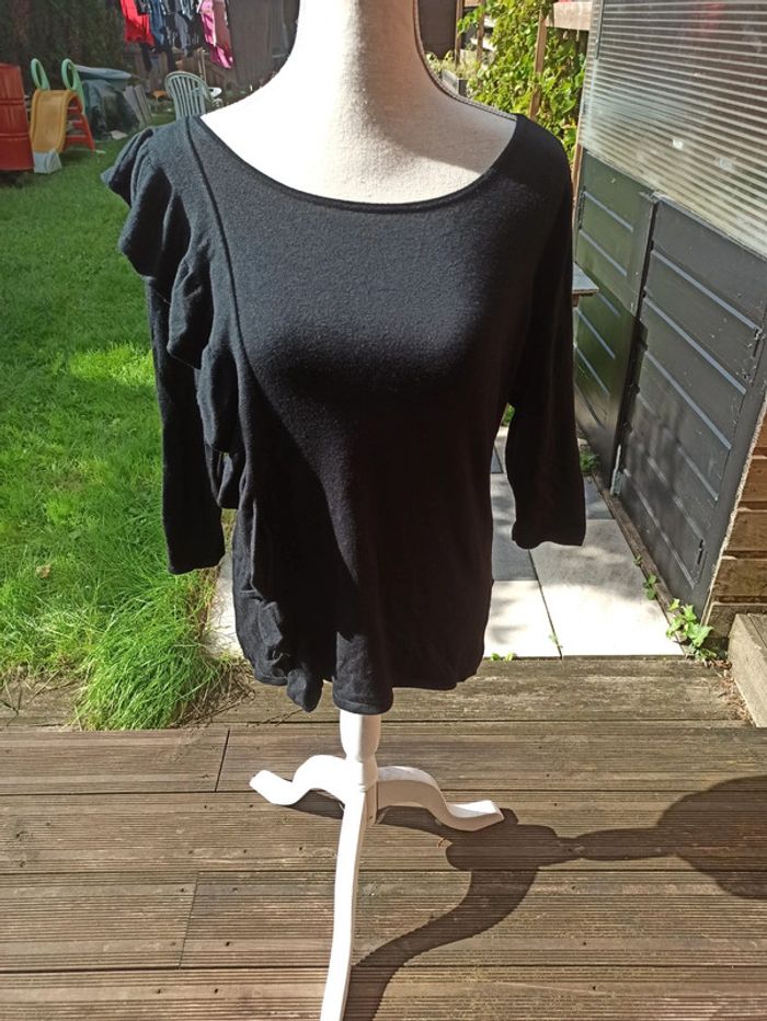 Pull fin noir taille M - photo numéro 2