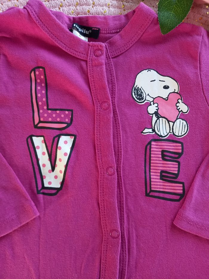 Pyjamas fille Snoopy - photo numéro 2