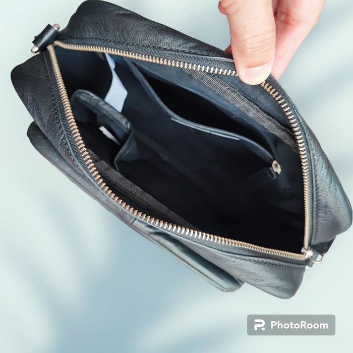 NEUF Superbe sac en cuir + porte monnaie Bolongaro Trevor - photo numéro 3