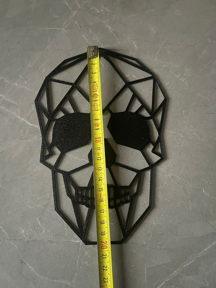 Art Mural - Tete de Mort Poly - photo numéro 3