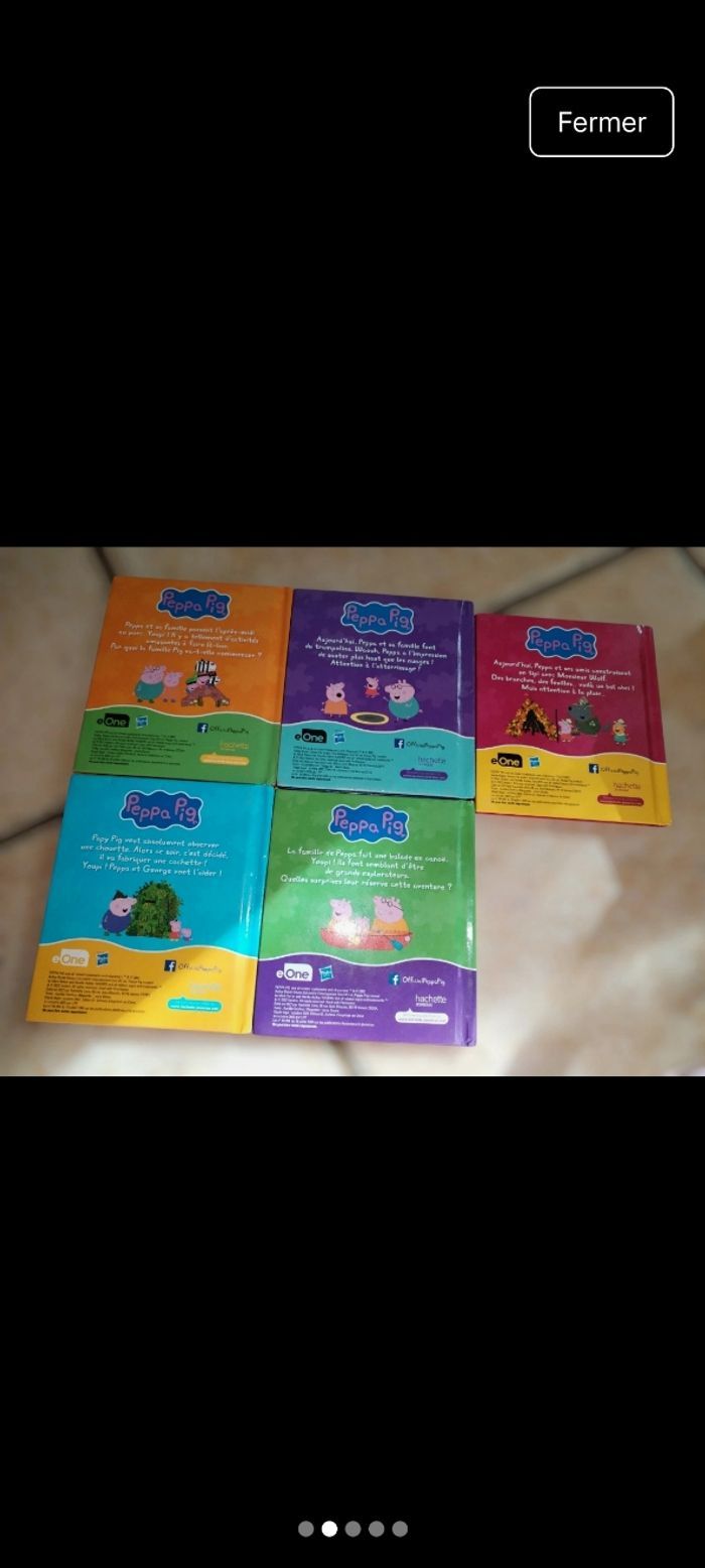 Lot de 5 livres Peppa Pig - hachette Jeunesse - photo numéro 2