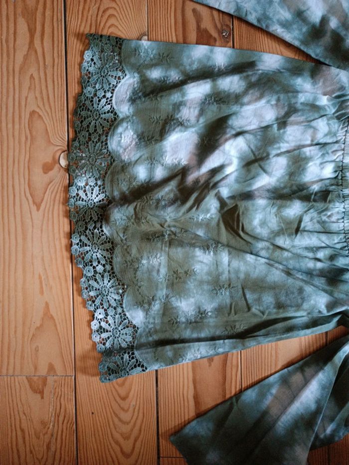 Magnifique haut vert jad taille 1 - photo numéro 4