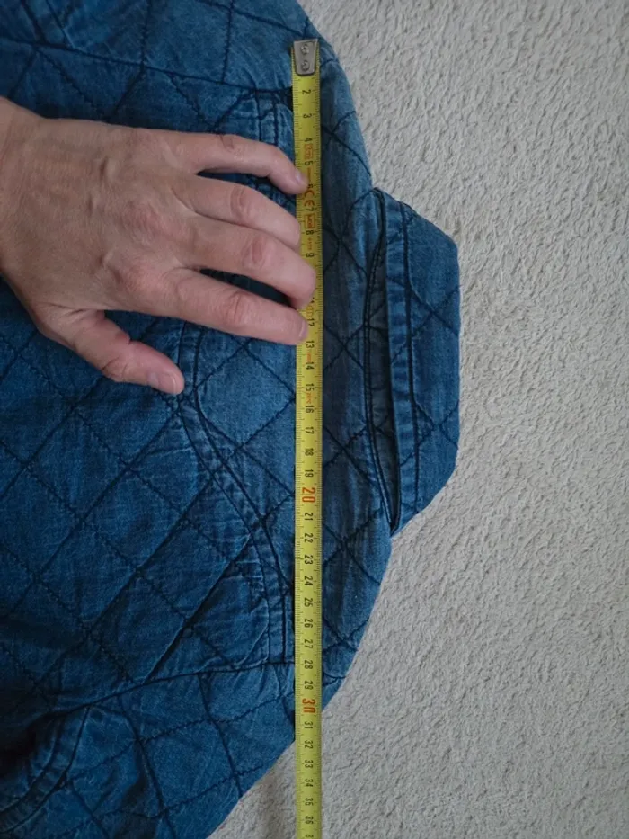 3 ans veste en jean doublé effet matelassée - photo numéro 8