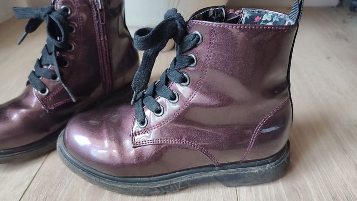 Bottines vernies  lacets et fermeture éclair fille Liberto La Halle - photo numéro 2