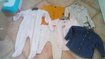 lot de 6 articles fille 12 mois