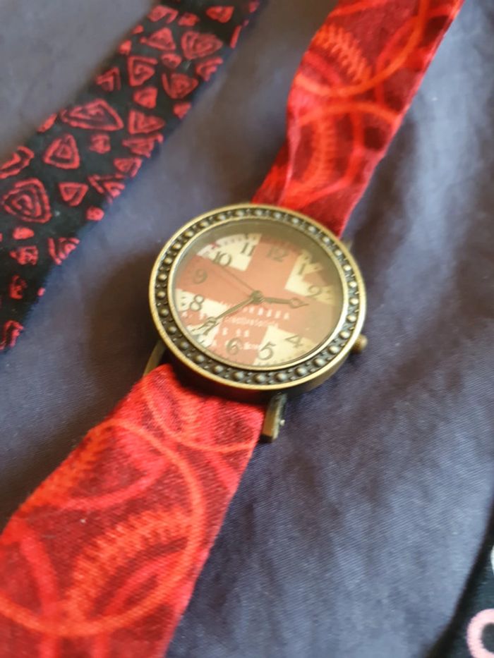 Montre bracelets tissus interchangeables - photo numéro 2