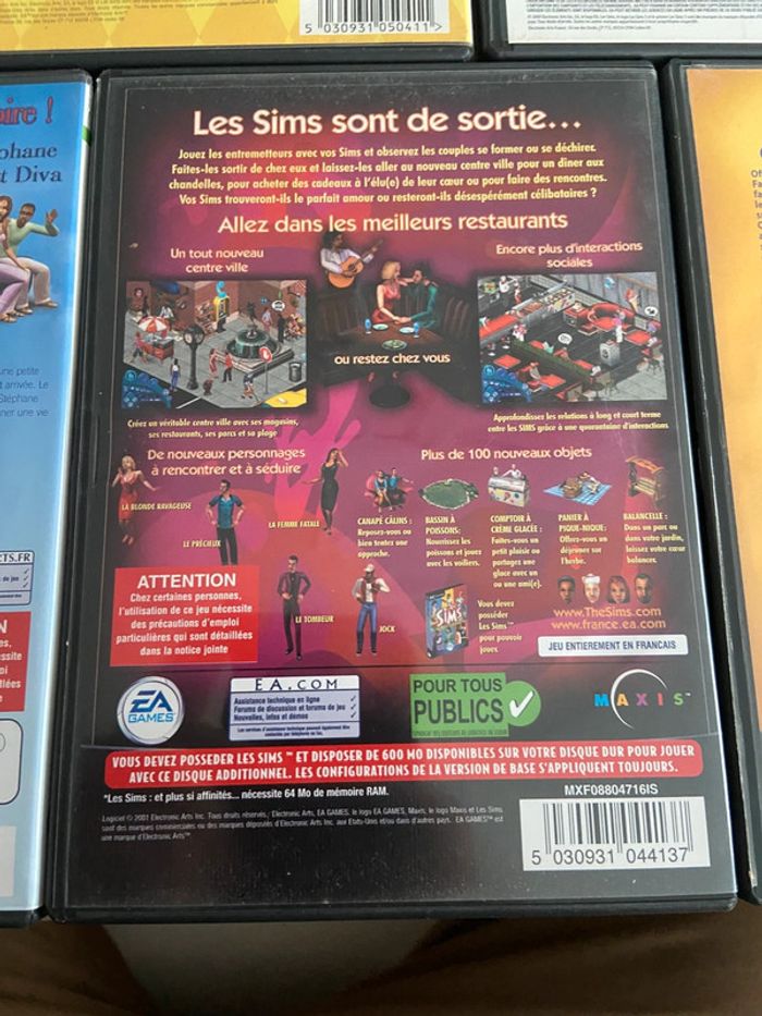 Lot de jeux sims pc vintage - photo numéro 4