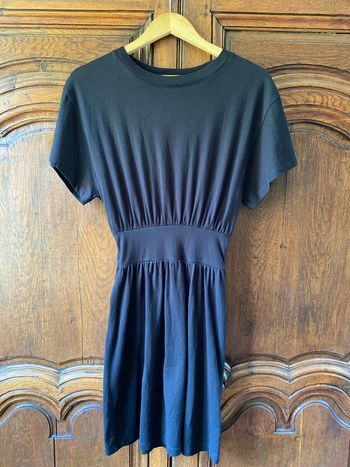 Robe noire coton XS 12-14 ans