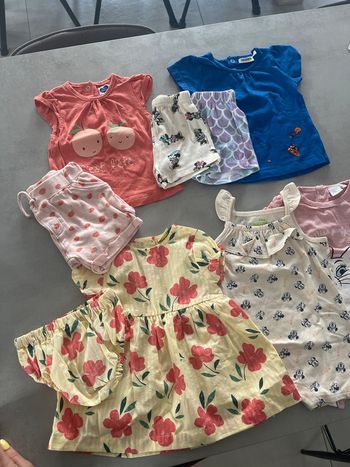 Lots vêtements fille 6 mois