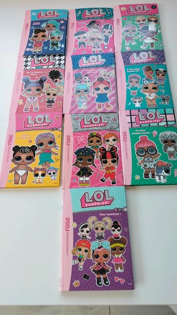 Lot de 10 livres : LOL surprise