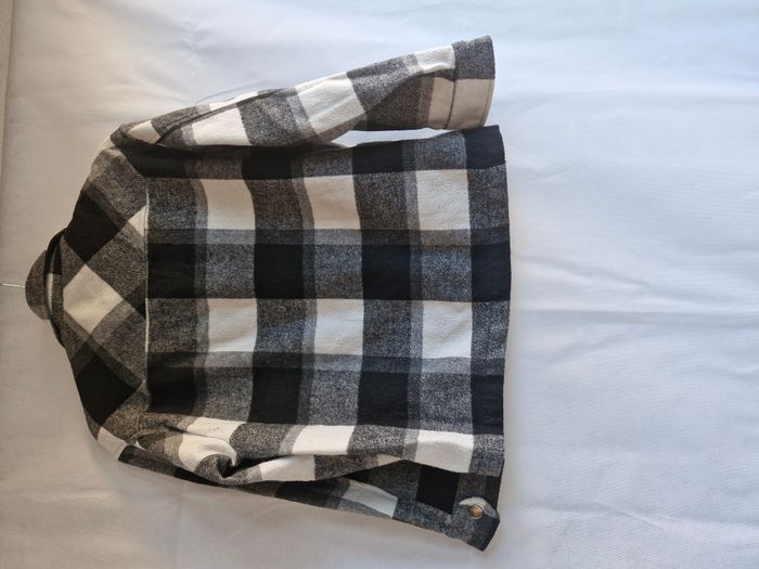 Veste chemise femme XS Jennyfer Noir Gris Blanc - photo numéro 3
