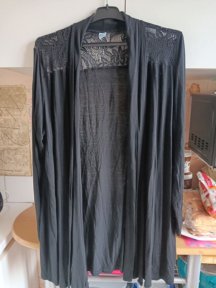 Gilet long noir