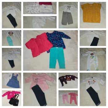 Lot 85 pièces 6 mois fille