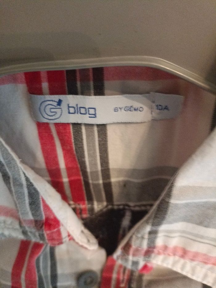 Chemise Gémo taille 10 ans - photo numéro 2
