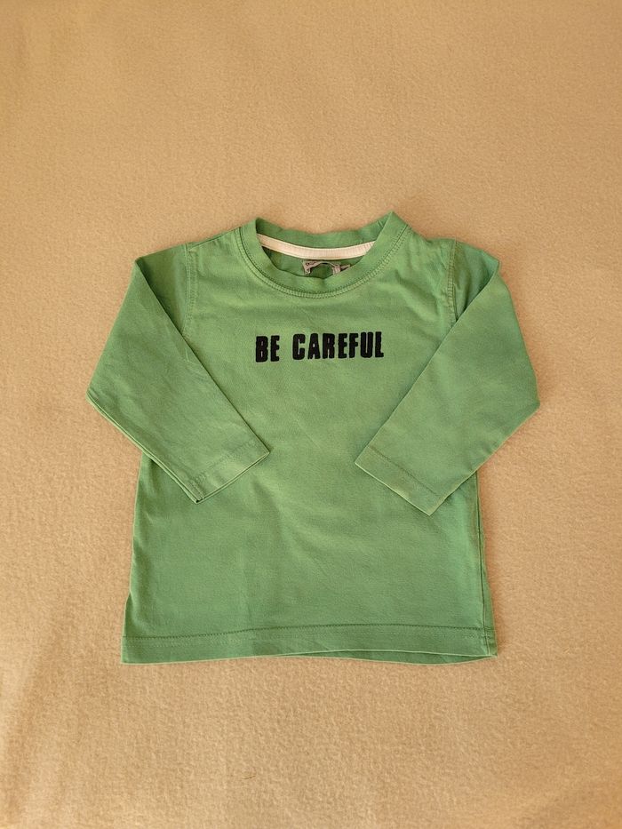 T-shirt manches longues tape à l'oeil 2 ans