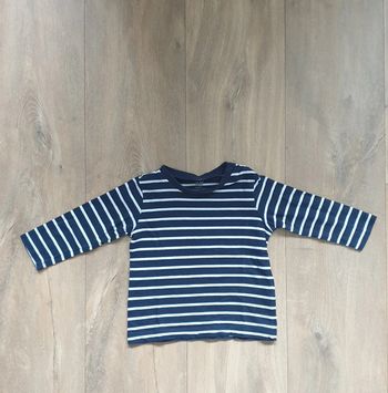 T-shirt rayé marinière, taille 9 - 12 mois, H&M