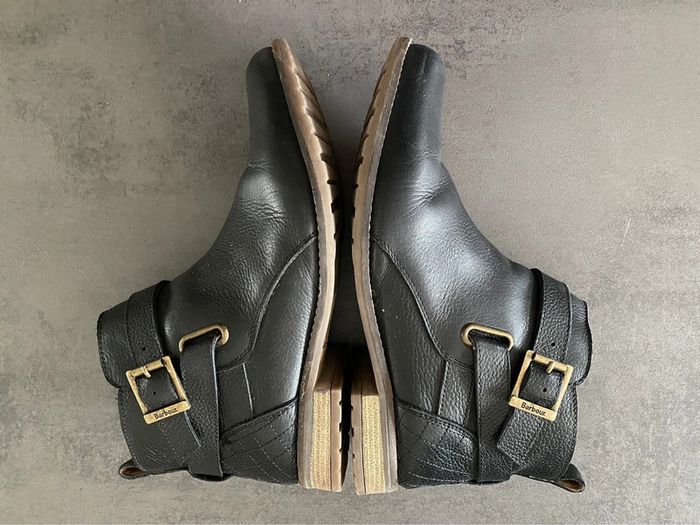 Boots cuir noir Jane Barbour taille 42 - photo numéro 7
