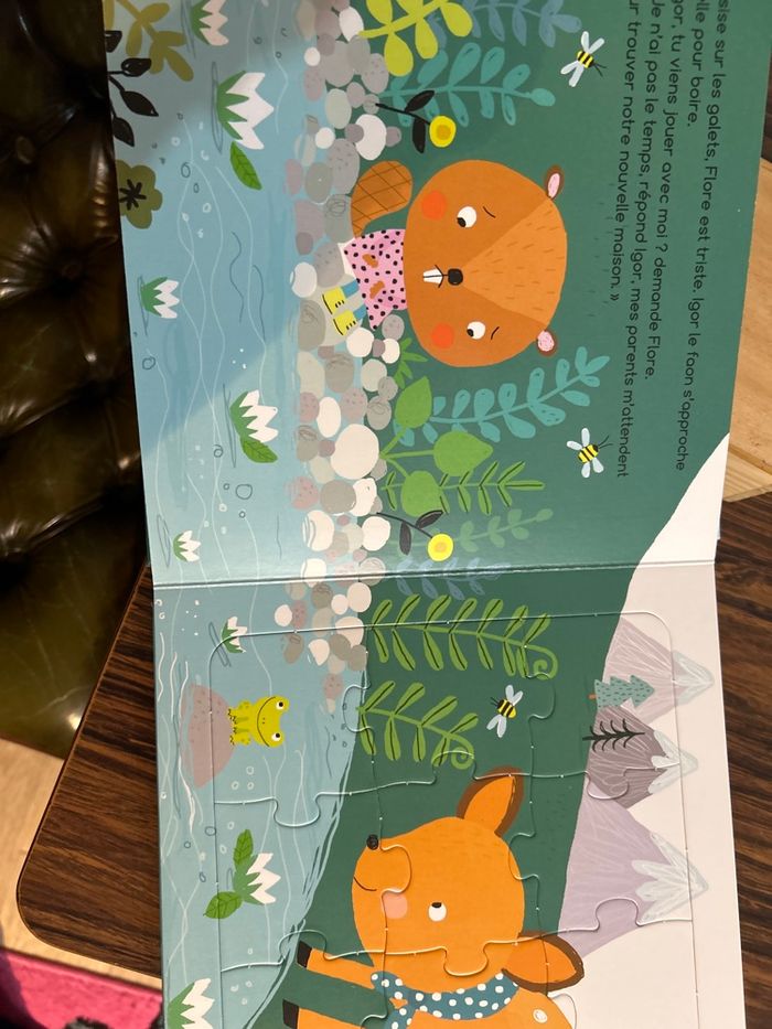 Puzzle avec histoire sous forme de livre - photo numéro 4