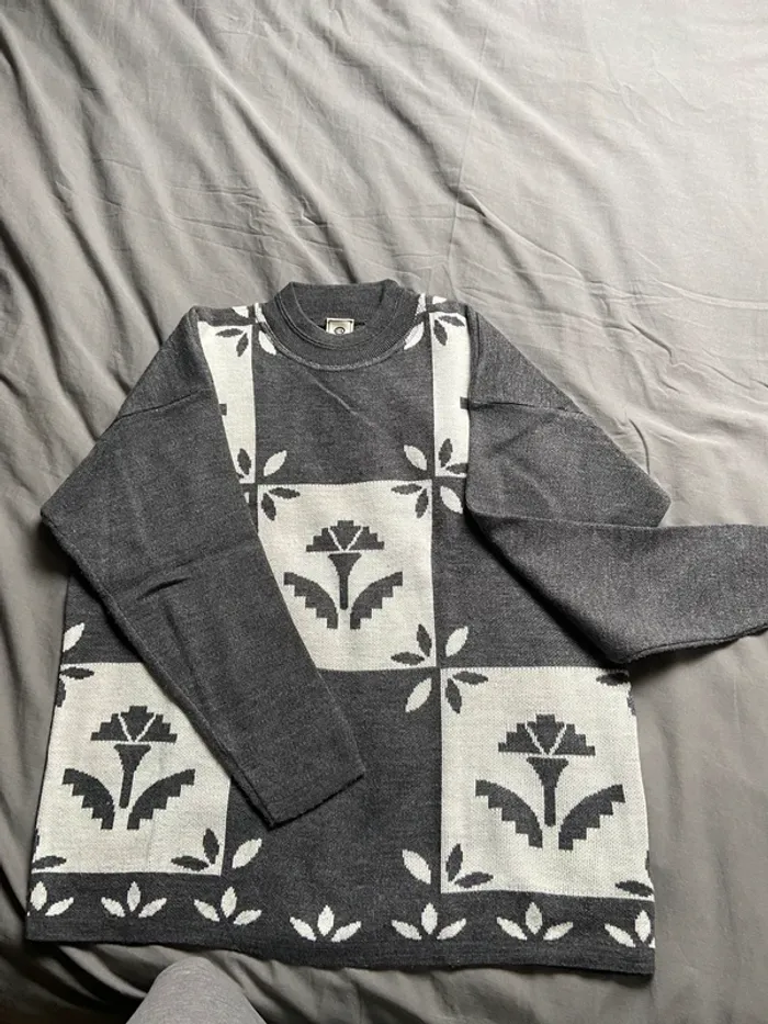 Pull fin gris - photo numéro 2