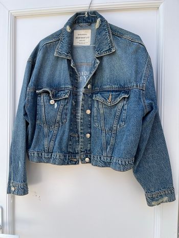 veste en jean stradivarius 