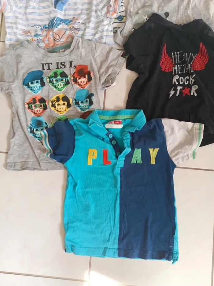 Lot été 3 ans 8 T shirts - photo numéro 2