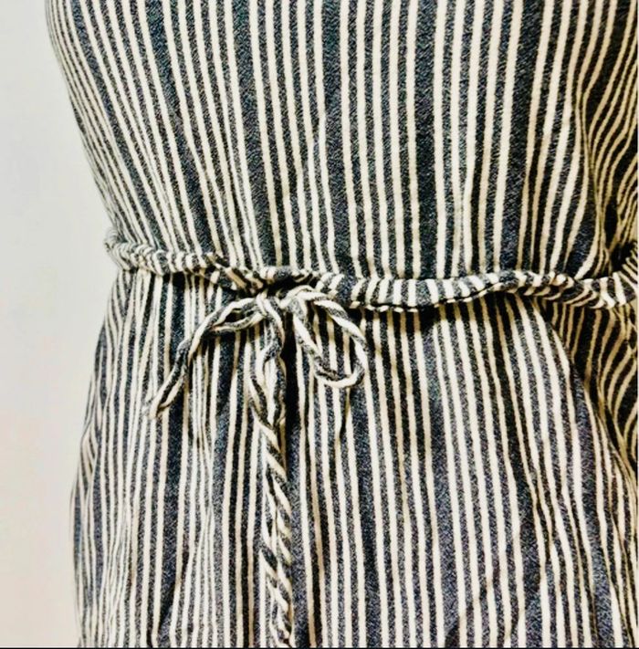 Combishort à rayures noir & beige - Primark - Taille 36 - photo numéro 2