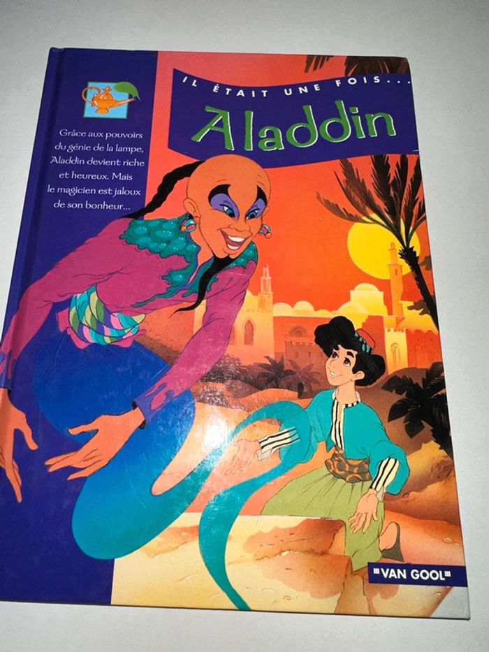 Livre enfant “Il était une fois Aladin” conte illustré
