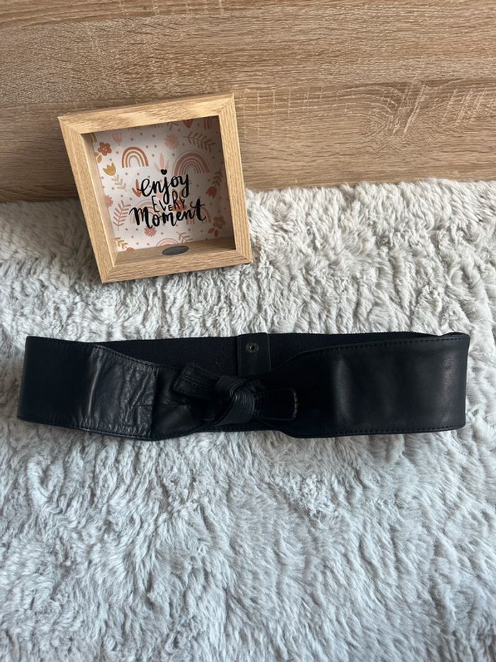 Ceinture noire élastique Comptoir des Cotonniers – Taille 3, fermeture boutons pression - photo numéro 6