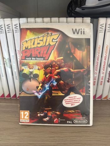 Musiic party style Guitar hero jeu Wii