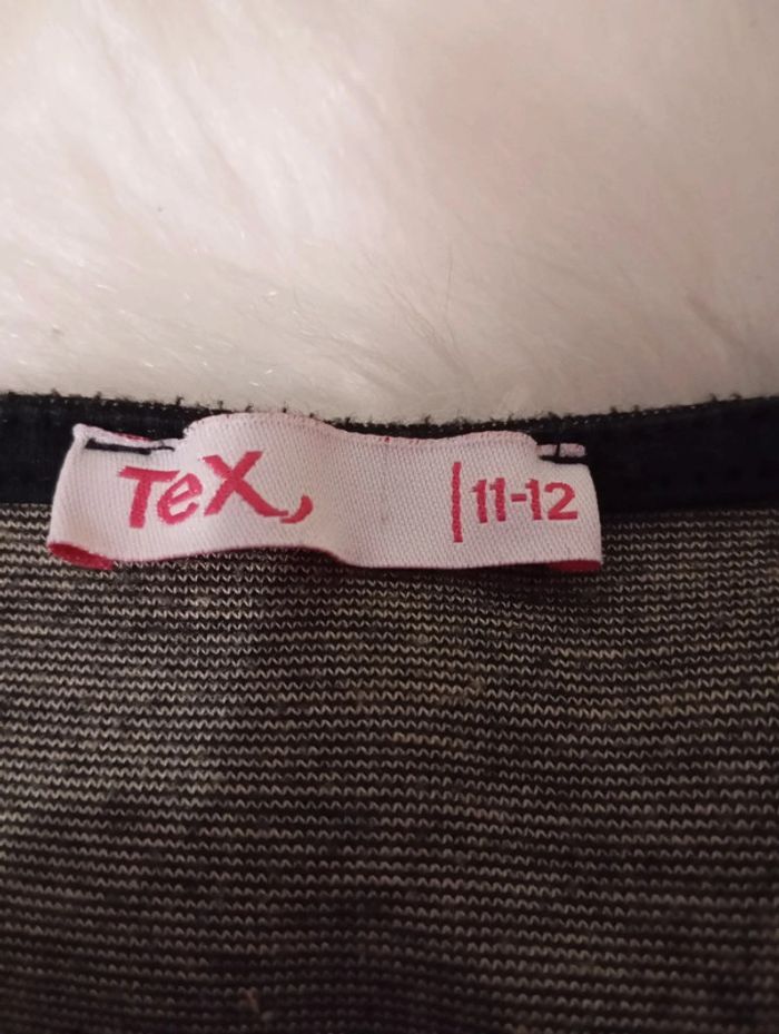 1€ Tex robe 11/12 ans imprimé moustache 🧔 - photo numéro 4