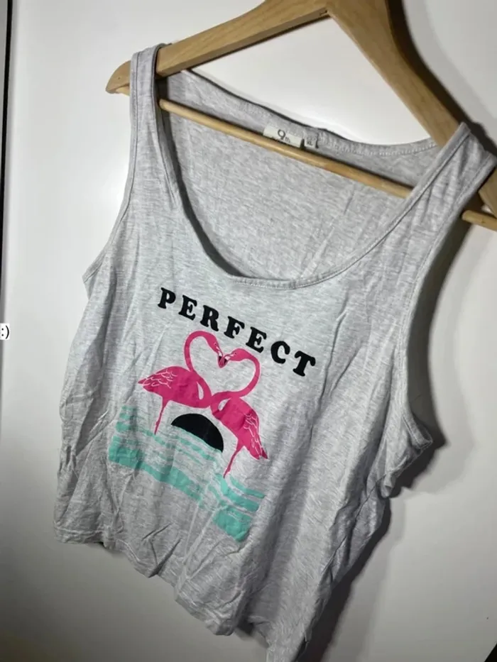 Débardeur femme flamand rose taille 46 / 9th avenue - photo numéro 2