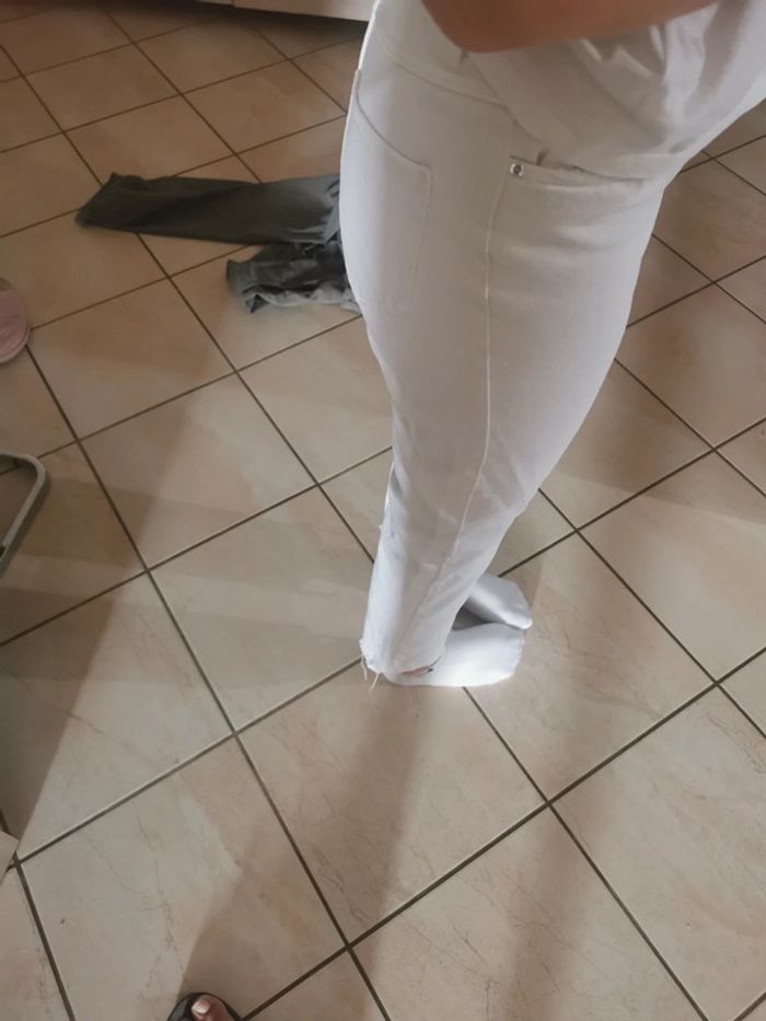 Jeans blanc - photo numéro 2