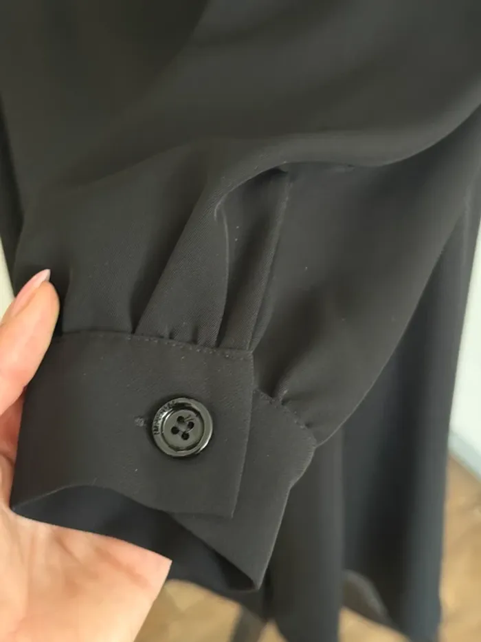 Robe longue portefeuille noire Imperial – Taille S – Très bon état - photo numéro 4