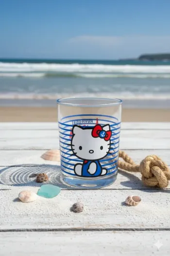 Verre Hello Kitty "Style Marin" - Collection Sanrio