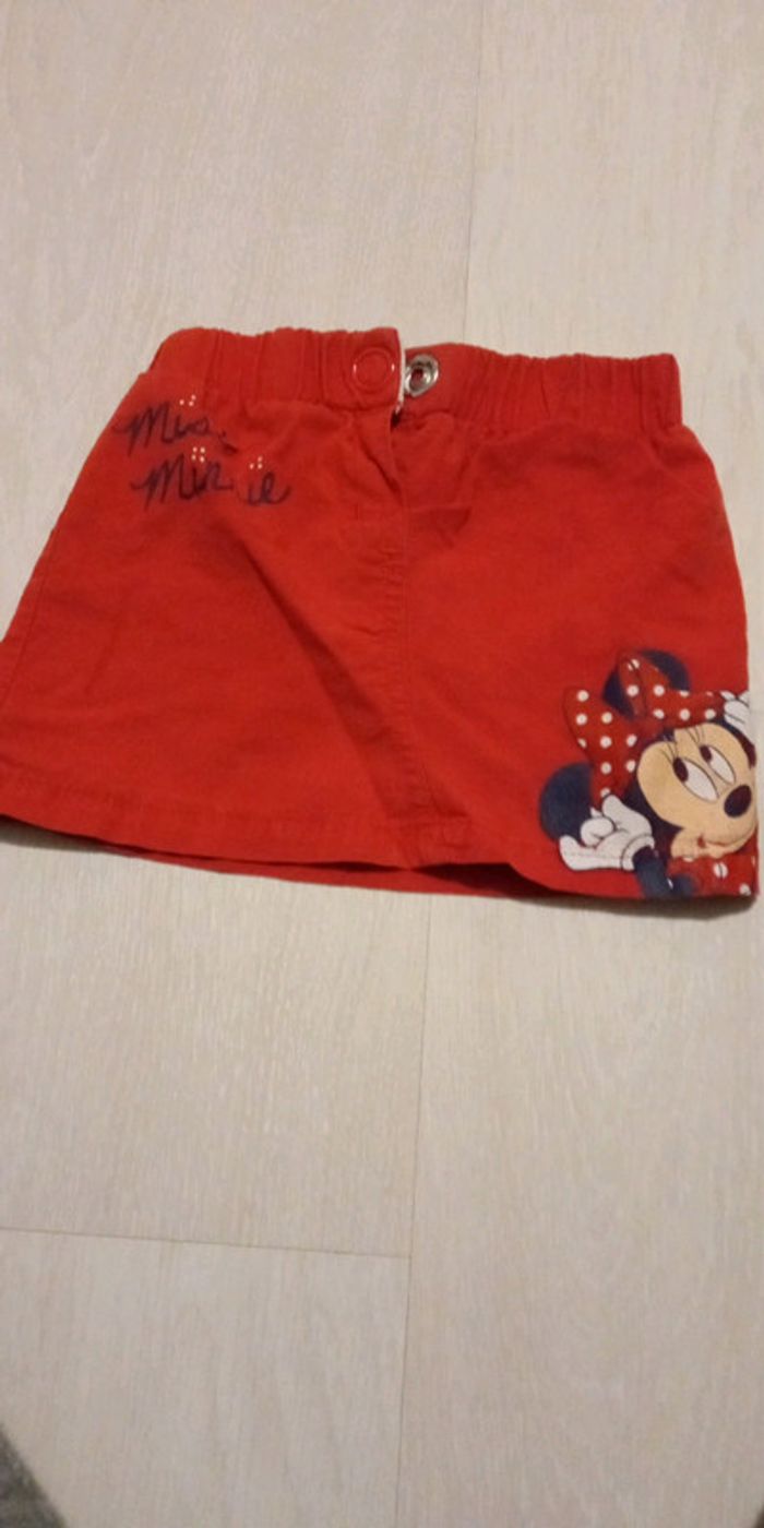 Jupe rouge miss Minnie.