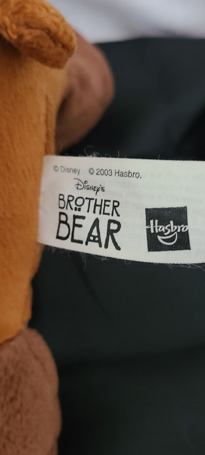 Peluche Koda ours DISNEY HASBRO 2003 Frère des ours 24 cm - photo numéro 6