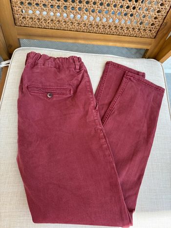Chino rouge bordeaux