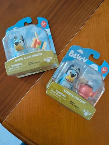 Lot figurines bluey
