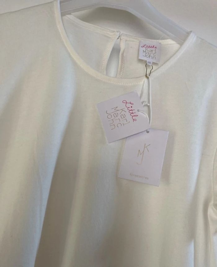 Robe T-shirt, Little Karl Marc John taille 12 ans Neuf  Valeur 49e - photo numéro 3