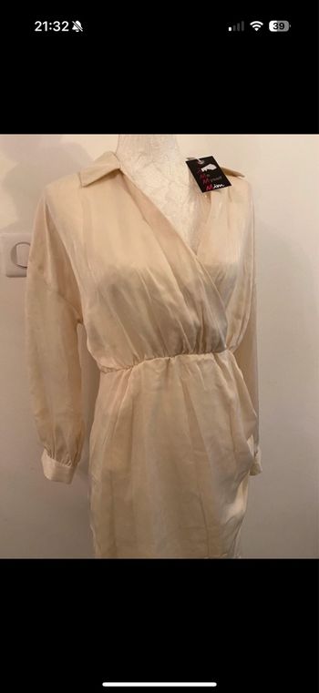 robe satinée MIM neuf T40