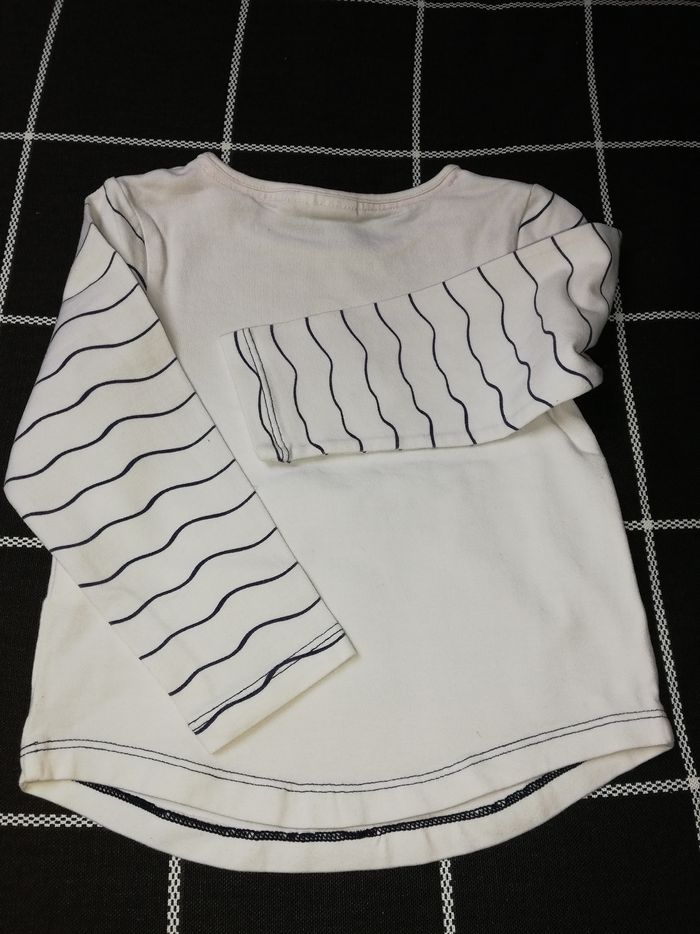 Tee-shirt manches longues blanc dory 23 mois fille Disney - photo numéro 4