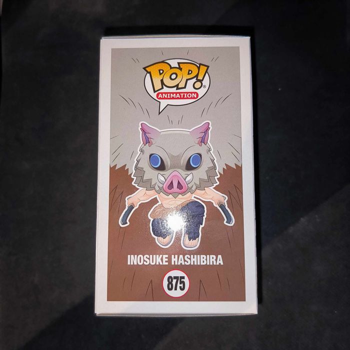 Figurine Funko Pop / Inosuke Hashibira N°875 / Demon Slayer / Flocked Funko Spécial édition - photo numéro 4