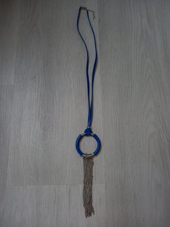 Soutoir bleu roi et argenté