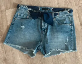 Etam mini short en jean, femme, taille 38