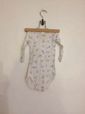 Body 18 mois blanc motifs canards