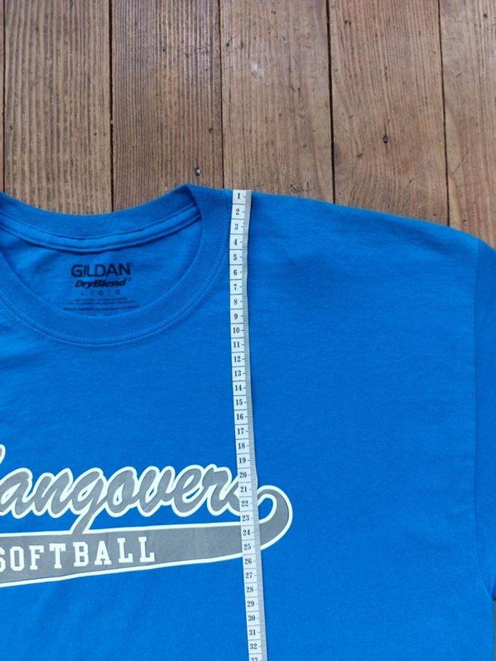 T-shirt team softball Hangovers bleu L - photo numéro 7