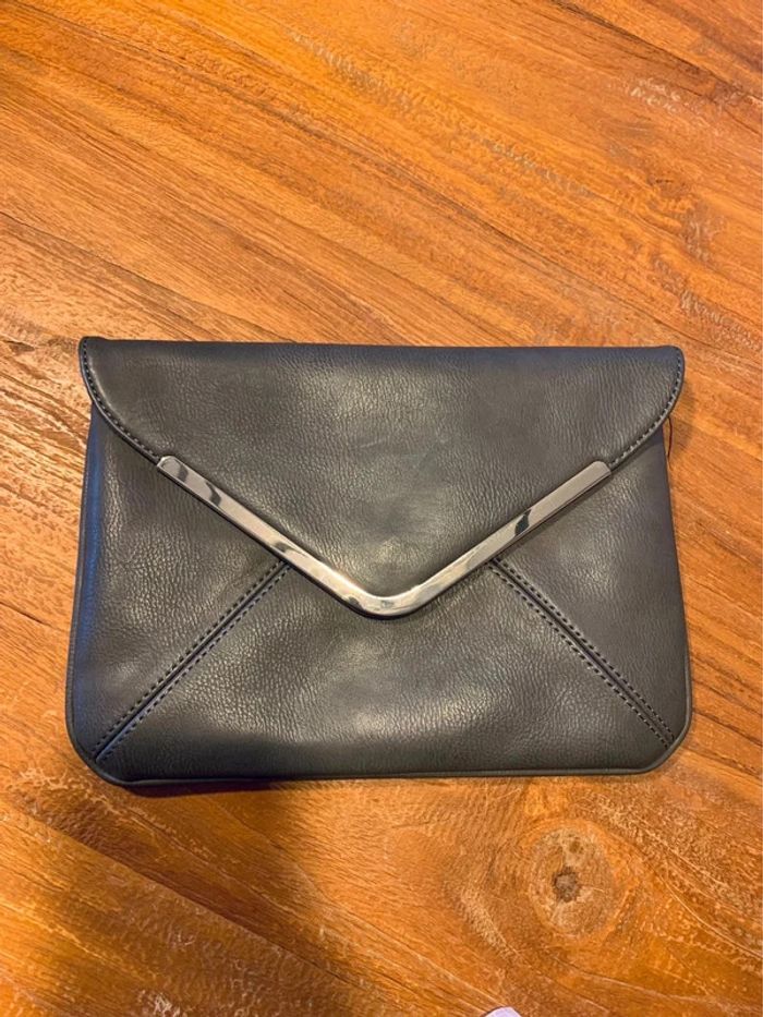 Sac pochette main ou épaule ONLY gris - photo numéro 3