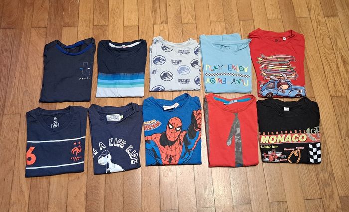 Lot de 10 tee-shirts été garcon 8 ans - photo numéro 2
