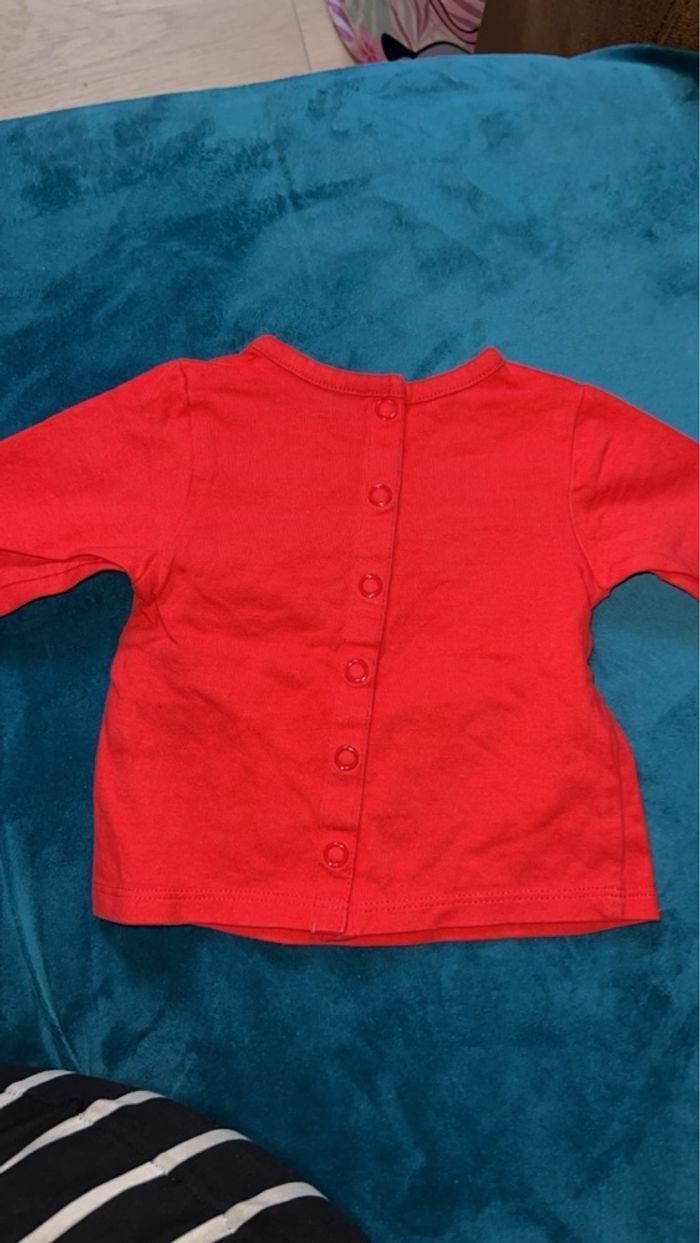 T-shirt ouverture arrière bébé - photo numéro 2